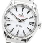 オメガ OMEGA 231.10.39.21.54.001 シーマスター アクアテラ 11Pダイヤ デイト 自動巻き メンズ 良品 _966006