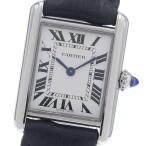 カルティエ CARTIER WSTA0042 タンク マスト SM クォーツ レディース 良品 保証書付き_966318