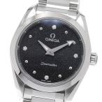 オメガ OMEGA 220.10.28.60.51.001 シーマスター アクアテラ 150M 4Pダイヤ クォーツ レディース 良品 保証書付き_966447