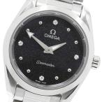 オメガ OMEGA 220.10.28.60.51.001 シーマスター アクアテラ 150M 4Pダイヤ クォーツ レディース 良品 保証書付き_966481