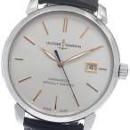 ユリス・ナルダン Ulysse Nardin 8153-111-2190 クラシコ デイト 自動巻き メンズ _966496