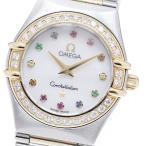 オメガ OMEGA 1367.79 コンステレーション ミニ アイリス 12P ダイヤベゼル クォーツ レディース 良品 _966513