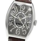フランクミュラー FRANCK MULLER 5850SCREL トノーカーベックス レリーフ 自動巻き メンズ 良品 保証書付き_967734