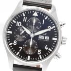 IWC SCHAFFHAUSEN IW377713 パイロットウォッチ アントワーヌ ド サンテグジュペリ クロノグラフ 自動巻き メンズ 保証書付き_968413