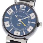 ルイ・ヴィトン LOUIS VUITTON Q113K タンブールインブラック GMT デイト 自動巻き メンズ _969110