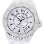 シャネル CHANEL H5700 J12 白セラミック 38MM 自動巻き メンズ 良品 箱・保証書付き_969149