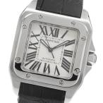 カルティエ CARTIER W20106X8 サントス100 MM 自動巻き ボーイズ 箱付き_969544