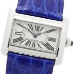 カルティエ CARTIER W6300255 ミニタンクディバン クォーツ レディース 良品 _972543