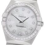 オメガ OMEGA 123.15.27.60.55.001 コンステレーション ダイヤベゼル 12P クォーツ レディース 良品 _974360