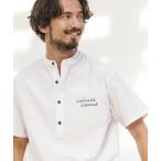 band collar pull-over shirts