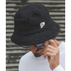 ショッピングハット ボアハット boa hat with heart patch