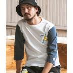 middle onz 3-4 sleeve bicolor t-shirts (77up)