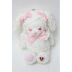 BABY,THE STARS SHINE BRIGHT / うさくみゃがま口BAGミニ  白ｘピンク S-25-10-11-003-BA-BG-HR-ZS