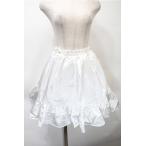 MARBLE / パニエ入りスカート  白 S-25-10-31-047-GO-SK-AS-ZS