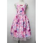 Angelic Pretty / Girly Stickerジャンパースカート  ピンク S-26-01-13-029-AP-OP-HR-ZS