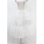 axes femme kawaii / ミディオーガンジーパニエ M オフ H-25-07-24-1049-AX-SK-NS-ZH