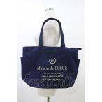 Maison de FLEUR / боковой карман M большая сумка темно-синий H-25-09-18-1019-LO-BG-NS-ZH