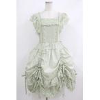 ショッピングローン PINK HOUSE / ローズレース使いローンエプロンドレス  ミント H-25-10-19-1007-LO-OP-NS-ZH