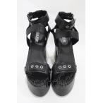 KILL STAR / GARNET SANDALS UK7(約25cm) ブラック H-25-10-30-046-SL-SH-KB-ZT-K005
