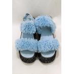 Jamiee-enke-/ мех толщина низ сандалии L/24.0~24.5cm голубой H-26-01-22-1072-LO-SH-NS-ZH