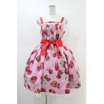 Angelic Pretty / Royal Crown Berryジャンパースカート Free ピンク H-26-03-01-1018-AP-OP-NS-ZH
