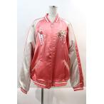 Karl Helmut / 祇園 桃うさ刺しゅうスカジャン  ピンク I-24-10-29-070-EL-JA-HD-ZT-C043