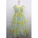 Emily Temple cute / 水玉リボンノースリーブワンピース  ミント I-25-05-01-084-ET-OP-HD-ZI