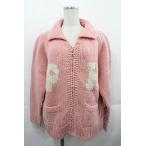 ショッピングカウチン PINK HOUSE / 帽子&マフラークマ柄ニットカウチン  ピンク I-25-11-07-048-LO-JA-SA-ZI