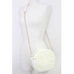 LODISPOTTO / мех лента жемчуг сумка на плечо слоновая кость T-25-07-31-030-LO-BG-SA-ZT-K020