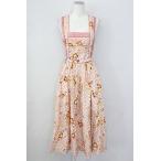 PINK HOUSE / うさぎチェック柄エプロン風ジャンパースカート  ピンク T-25-09-26-002-LO-OP-SA-ZT324