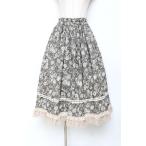 ショッピングボタニスト PrivateSquare. / ボタニストマキシ丈スカート  カーキ Y-25-11-15-139-LO-SK-SZ-ZY