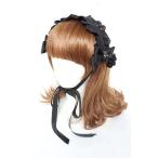 ショッピングbaby BABY,THE STARS SHINE BRIGHT / ロザリィ・ローズヘッドドレス  黒×黒 Y-25-11-05-039-BA-AC-SZ-ZY