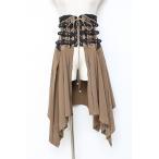 ショッピングコルセット Ozz oneste / コルセットオーバースカート  ベージュ Y-25-11-09-144-OO-SK-AS-ZY