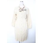 axes femme / スカーフ付シャツワンピ M 生成り Y-25-11-22-148-AX-OP-SZ-ZI