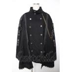 Ozz oneste / 薔薇刺繍マント  黒 Y-25-12-19-061-OO-JA-SZ-ZT0205R