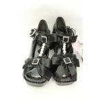 Lovely Tency / MA оборка лента туфли-лодочки M черный O-26-02-12-009-GO-SH-OW-ZTK035