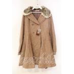 axes femme / Kirakira твид пальто M розовый бежевый O-25-12-22-087-AX-CO-IG-ZT-CO043