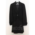 axes femme / レース重ねクラシックコート M クロ O-26-01-15-014-AX-CO-OW-ZT311