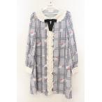 Ank Rouge / シナモロールシャツワンピ  グレー×シロ O-26-01-13-027-CA-OP-IG-OS