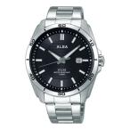 国内正規品 SEIKO ALBA AQGD401 ソーラーウォッチ 電池交換不要 10気圧防水 日付機能付 セイコー アルバ メンズ 腕時計 シンプル 仕事用