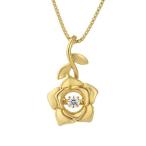 Yahoo! Yahoo!ショッピング(ヤフー ショッピング)Crossfor New York 国内正規品 NYP-644Y Noble Rose クロスフォーニューヨーク イエローゴールド ネックレス ペンダント レディース アクセサリー