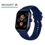 SMART R タスク正規品 R-4 ネイビー スマートウォッチ スマートアール Bluetooth通話 歩数 カロリー 距離 睡眠 心拍 酸素 温度 音楽  SNS通知 気温 アラーム