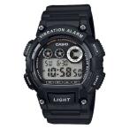 国内正規品 CASIO Collection STANDARD W-735H-1AJH スポーティーデザイン 10気圧防水 電池寿命約10年 バイブレーション機能付き メンズ 腕時計