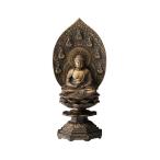 ナガエ 高岡鋳物 薬師如来像18cm 古美金