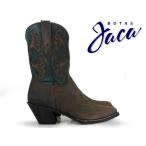 【並行輸入品】ハカ ウエスタンブーツ クレイジーホース チョコ 8010 ブラウン系 レディース メンズ Botas Jaca WESTERN BOOT 本革