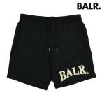 【並行輸入品】ボーラー BALR. ハーフパンツ メンズ パンツ スウェットパンツ ショーツ カジュアル ウォッシュ加工 ジェットブラック URBAN WASHED SWEAT SHORTS