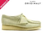 ショッピングクラークス 【SALE】クラークス オリジナルス ワラビー モカシン シューズ メープル ベージュ WALLABEE 26155545 レディース