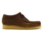 クラークス オリジナルス ワラビー ローカット モカシン シューズ ビーズワックス レザー ブラウン ORIGINALS WALLABEE メンズ