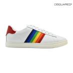 【並行輸入品】ディースクエアード SNM005-M244 SNEAKER WHITE スニーカー ローカット ホワイト 白 メンズ DSQUARED2