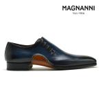 マグナーニ 革靴 オパンカ製法 ドレスシューズ ビジネスシューズ サイドレース 紳士靴 ネイビーメンズ MAGNANNI 15024